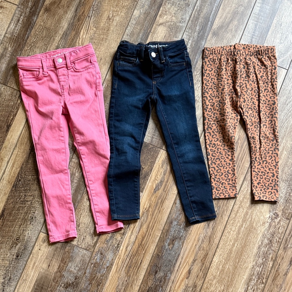 Kids Jumping Beans Jeggings & Leopard Print Leggings